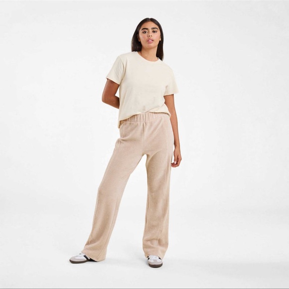 NWT Nuuds Textured Zip Up and Wide Leg Pants - Picture 6 of 6